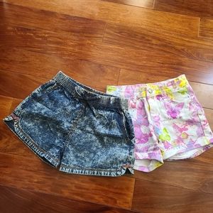 2 Pair of NEW without tags Girls' Shorts, Size 10